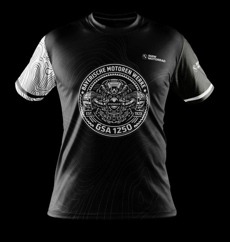 BMW GSA1250 TRIPLE BLACK (Short Sleeve)