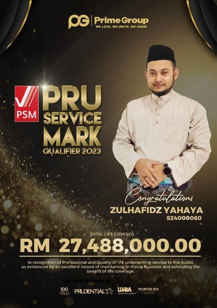 PRU Service Mark Qualifier 2023, jumlah perlindungan RM27,488,000