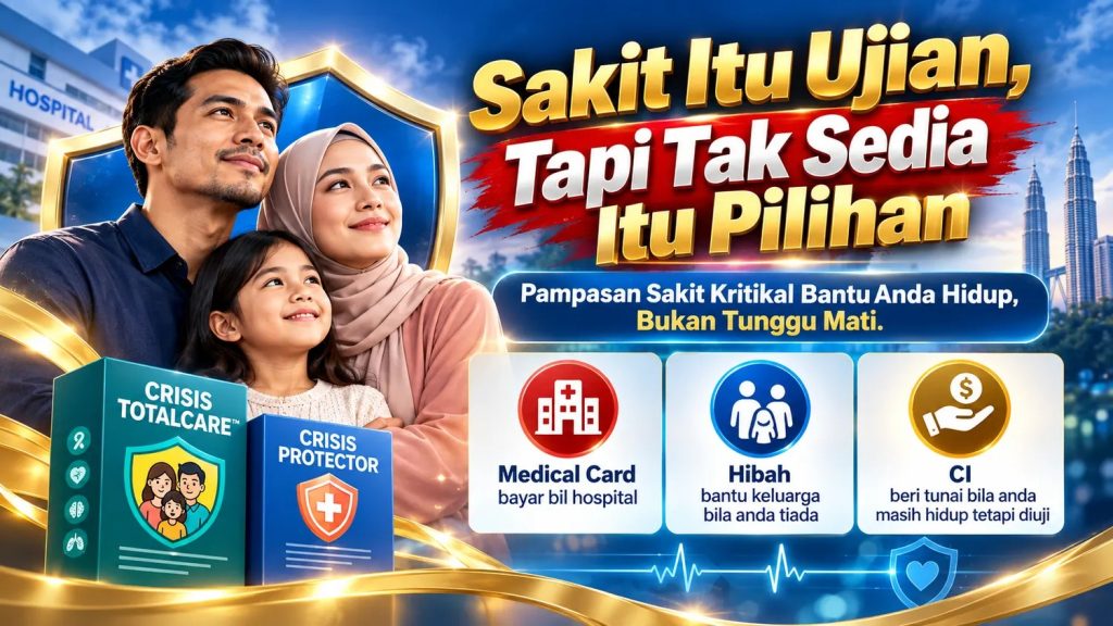 Pampasan sakit kritikal - medical card, hibah dan critical illness