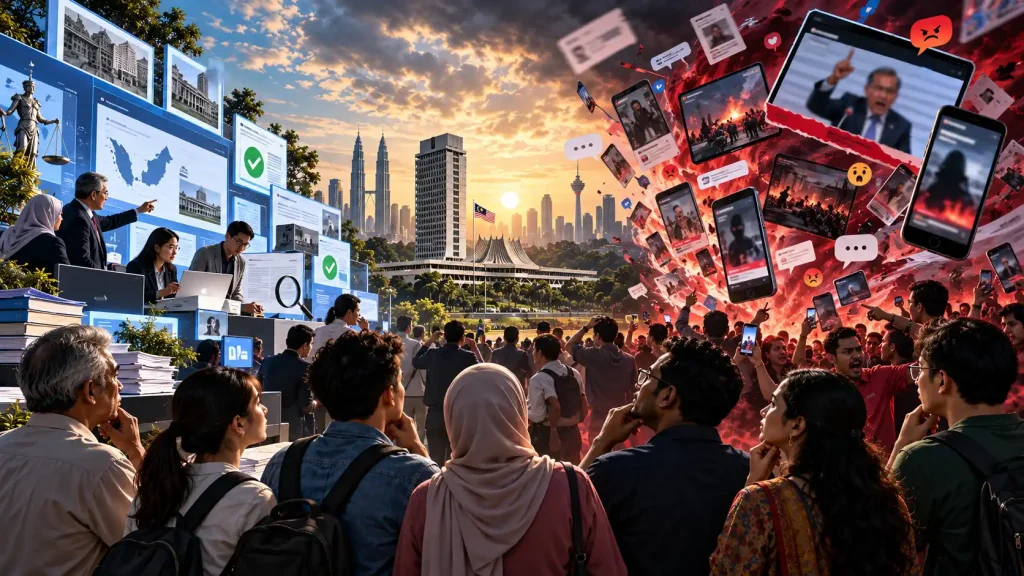 Pengesahan fakta dan lambakan maklumat tular di alam digital.