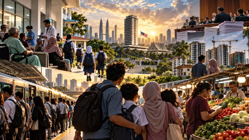 Isu rakyat meliputi pendidikan, kesihatan, perumahan, pekerjaan dan pengangkutan.