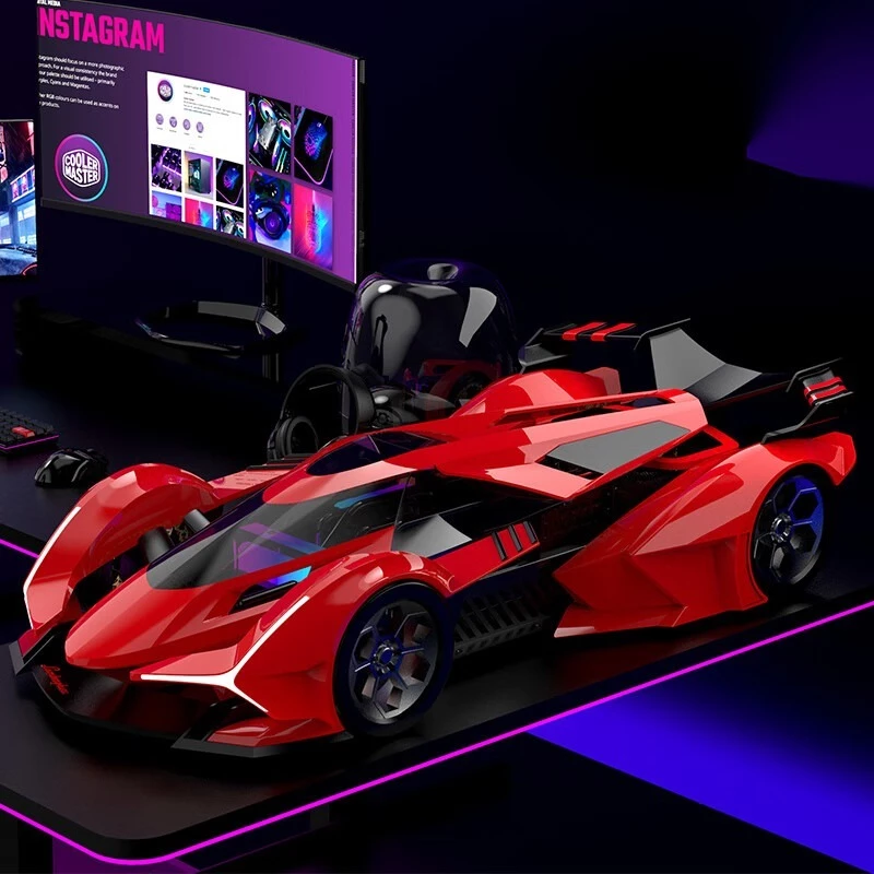 PC custom TCOMAS MOD ASUS RTX 5090 D ROG Astral untuk setup F1 simulator