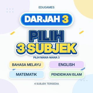 Pakej 3 Subjek Darjah 3 – EduGames