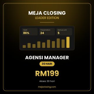 Meja Closing Leader — AGENSI MANAGER — Akses 30 Hari