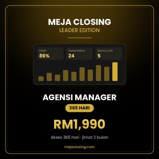 Meja Closing Leader — AGENSI MANAGER — Akses 365 Hari