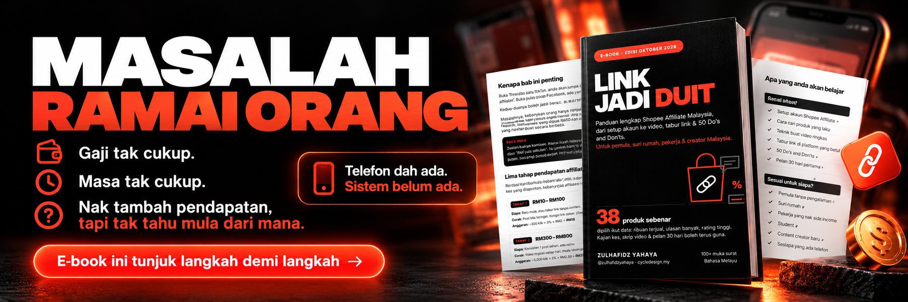 Masalah ramai orang: gaji tak cukup, masa tak cukup, tak tahu mula dari mana