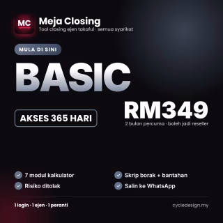 Meja Closing V2 — BASIC — Akses 365 Hari