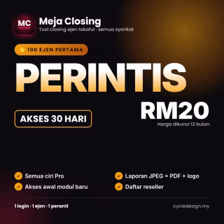 Meja Closing 30 Hari