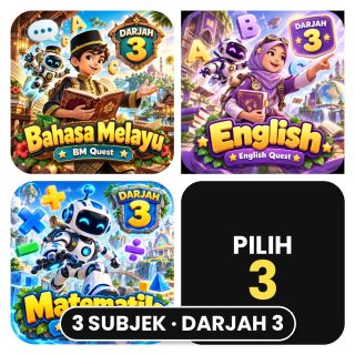 Pakej 3 Subjek Darjah 3 – EduGames