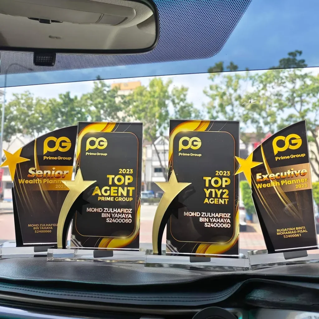 Dokumentasi perjalanan dan program dalam kerjaya takaful.